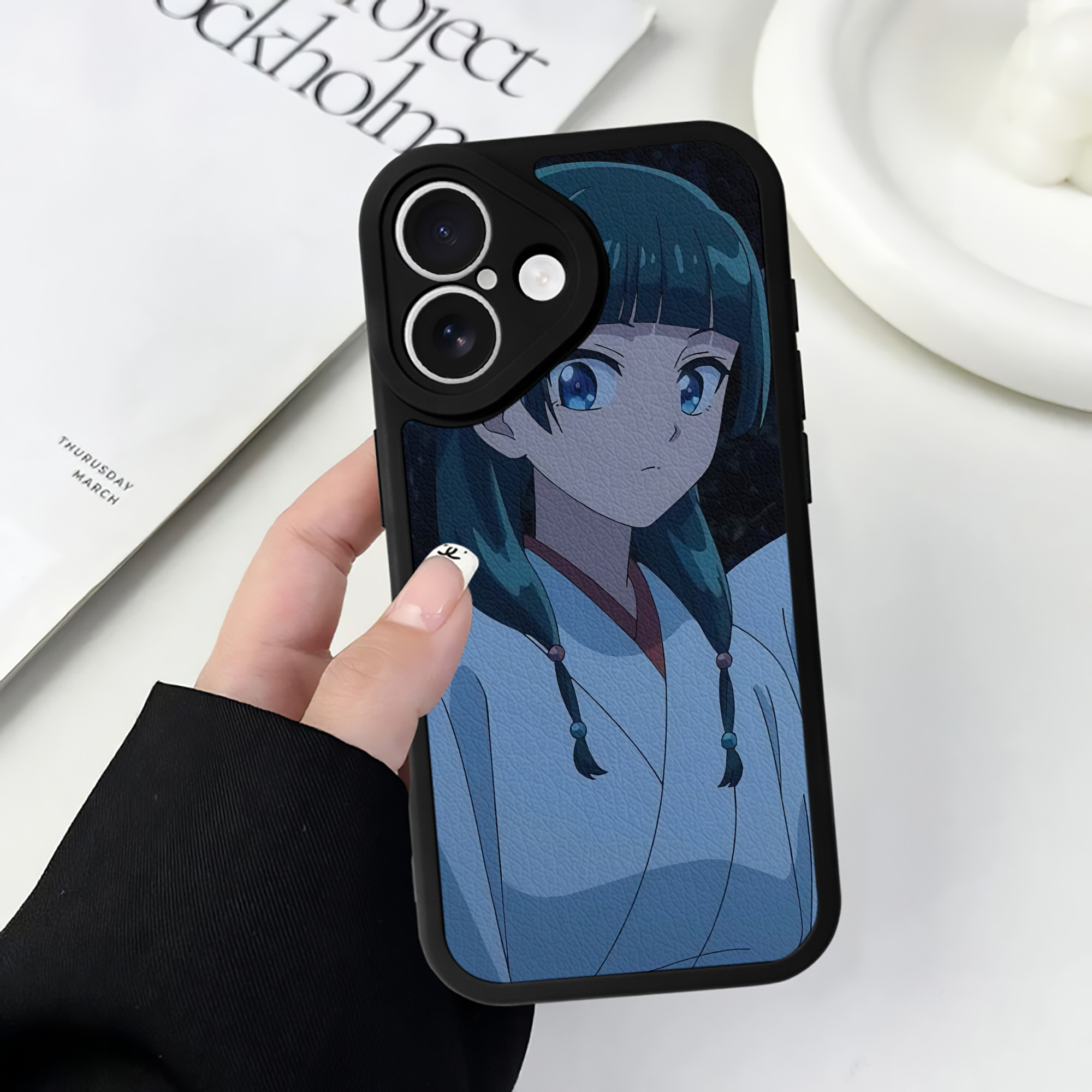 薬屋のひとりごと The Apothecary Diaries 【iPhone 16シリーズ対応】シリコンスマホケース（レザー調） 材質：シリコン